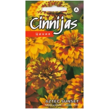 Cinnijas Aztec Sunset jauktas sēklas 0,2gr Kurzeme
