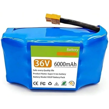 36 V, 6 Ah, 10S2P uzlādējama baterija elektriskaja