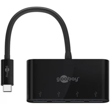 Goobay | 4-Port USB-C Multiport Adapter | 61073 | 