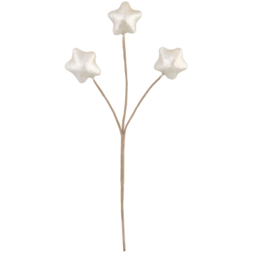 MagicHome Ziemassvētki, Zvaigznes, Balts, 8.5 cm