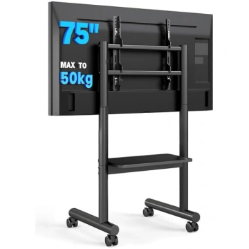 5Rcom pārvietojams TV statīvs uz riteņiem - regulē