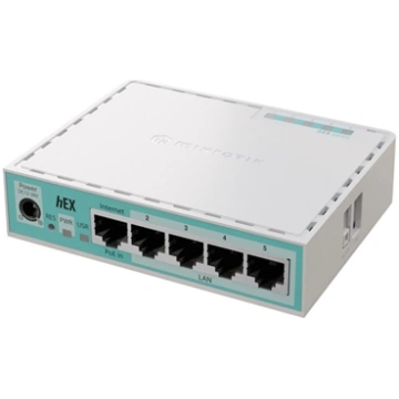 NET ROUTER 10/100/1000M 5P HEX/E50UG MIKROTIK E50U