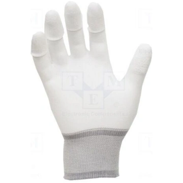 Protective gloves | Size: M | ESD | nylon,polyuret