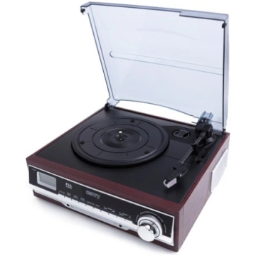 Camry Premium CR 1168 audio turntable Black, Wood 