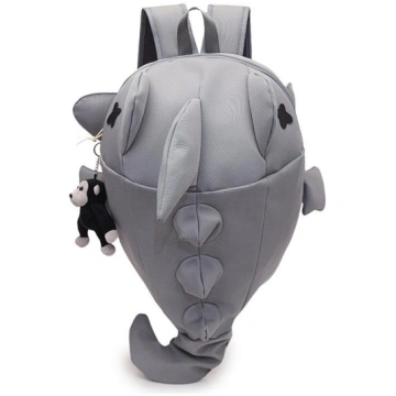 Shark Backpack Niche Design Riding Bag Men and Wom