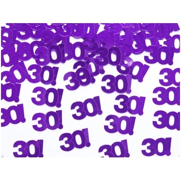 Konfeti Number 30, violets, 1 iepak./15 g