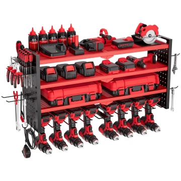 VEVOR VEVOR Power Tool Organizer Wall Mount, 4-Lay