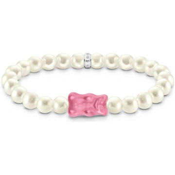 Thomas Sabo A2154-082-9-L15 Gold Bears Pearl Brace