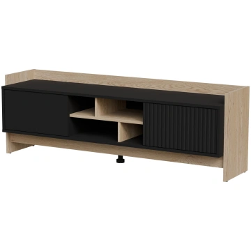 Skapis Rtv Porto 2d 150x38x50 Ozols/melns