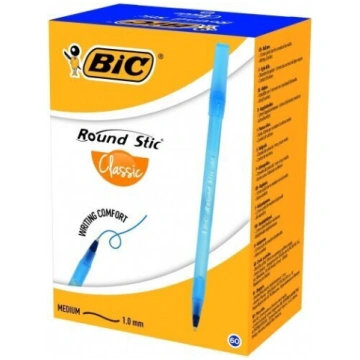 Lodīšu pildspalva «ROUND STIC» BIC 1,0 mm, zila, i