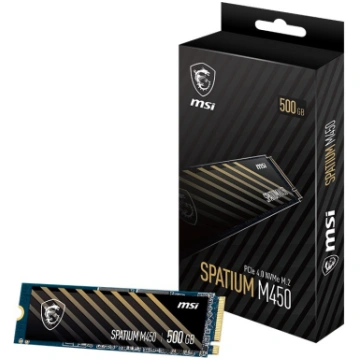 MSI Spatium M450 PCIe 4.0 NVMe M.2 500GB PCI Expre