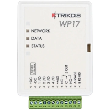 Vadības panelis Traucējumu regulators WP17 TRIKDIS