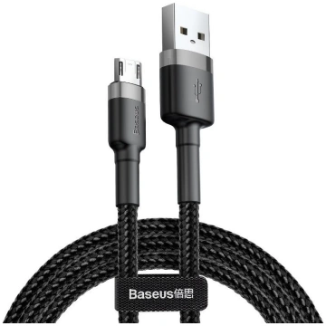 Baseus Cafule Micro USB Cable 2.4A 1m (Gray + Blac