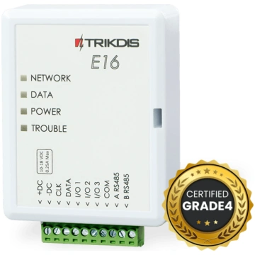 E16 Trikdis Ethernet apsardzes komunikators (CLK/D