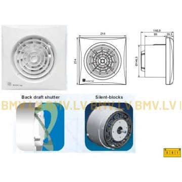 Ventilators S&P Silent 300 CZ 5210417100