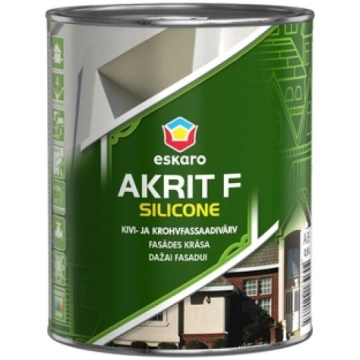 Ūdens bāz.krāsa minerālām fasādēm Akrit F Silicone