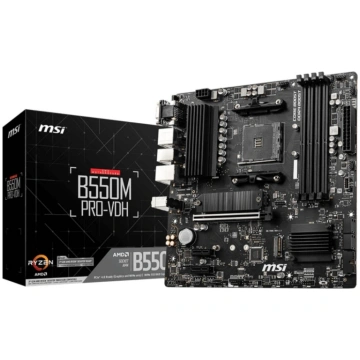 MSI Mainboard|MSI|AMD B550|SAM4|MicroATX|Memory DD
