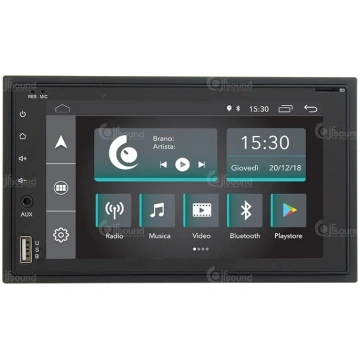 Universāls auto radio 2 DIN Android GPS Bluetooth 