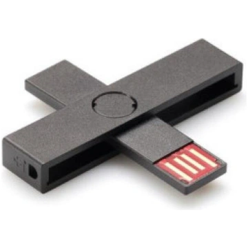 ID karšu lasītājs +ID eID / Smart Card Black USB 4