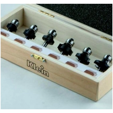 6 PIECE CORNER ROUNDING BITS “STARTER SET” S=6,4;S