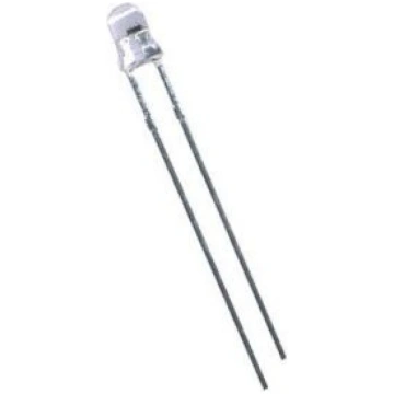 Gaismas diode 12V Ø3mm balta, dzidra OPTOSUPPLY