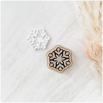Polymer Clay Cutter, Snowflake Earrings Shape, Cla