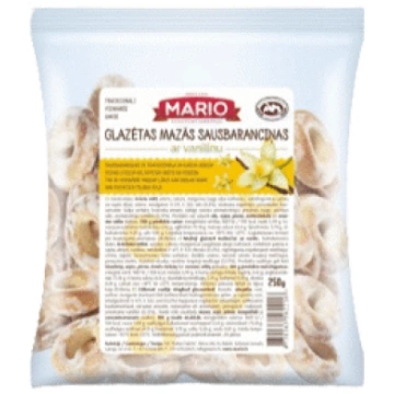 Mazās sausbaranciņas MARIO ar vanilīnu glazūrā 250