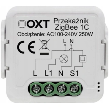 OXT Mini Przekaznik 1 Obwod ZigBee TUYA 058589 (59