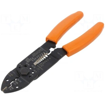 Tool: multifunction wire stripper and crimp tool |