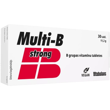 VITABALANS Multi-B Strong tabletes, 30 gab