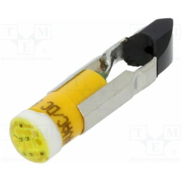 LED lamp; T5,5K; yellow; 24VDC; 24VAC; plastic; -2