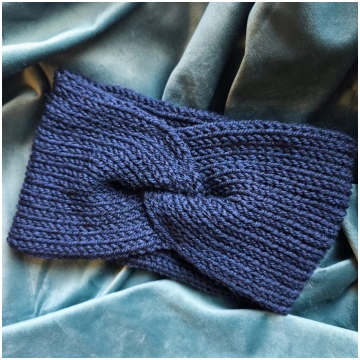 Ausainis Headband tumši zils SIA Good happens