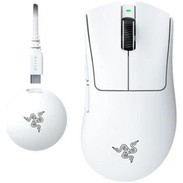 Razer DeathAdder V4 Pro Gaming mouse, White | Raze