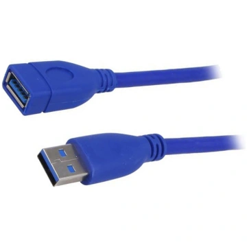 Cable; USB 3.0; USB A socket,USB A plug; nickel pl