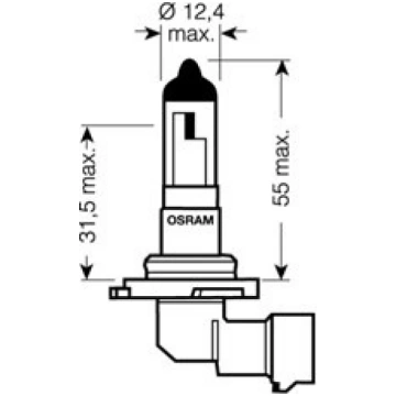 Osram spuldze 9145 H10 9145