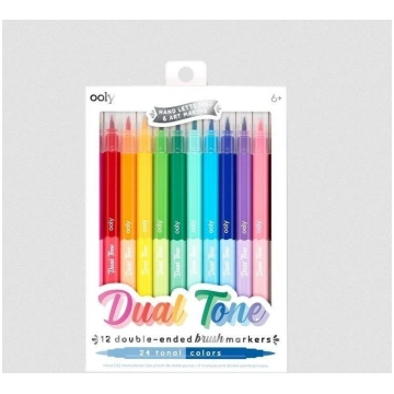 Ooly Flomāsteri Otu Dual Tone 24 krāsas