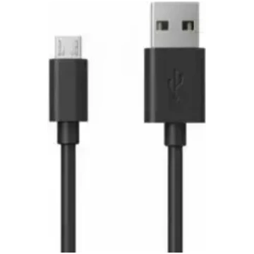 Brackton USB-A uz MicroUSB kabelis 5m – melns