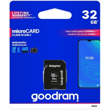Goodram Mikrokarte 32GB micro SD HC UHS-I klases 1