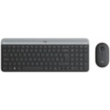 Logitech MK470 Slim Black klaviatūra 920-009194-LO