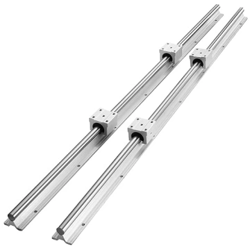 VEVOR Lineārā vadotne Lineārā sliedīte 2 gab SBR20