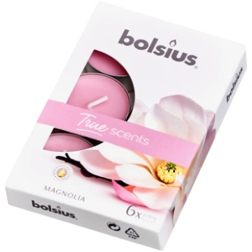 Tejas sveces Bolsius magnolija 6gab. 647320 ( 8717