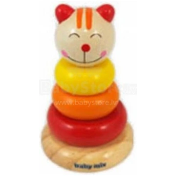 Babymix Art.TP-C-149 Bērnu Klasiskā Koka piramīda