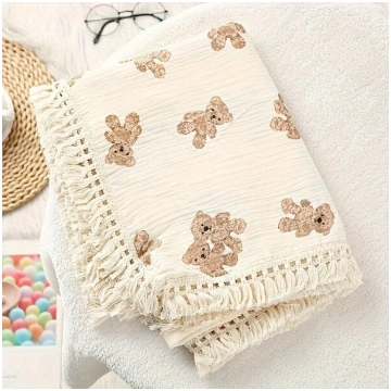 Mīksta un Silta 80cm x 65cm Bērnu Sega ar Mīļiem L