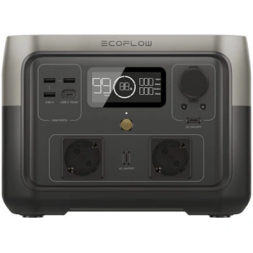EcoFlow RIVER 2 Max 512Wh Power Station ģenerators