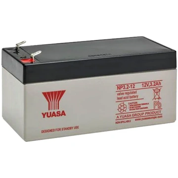 Akumulators YUASA 12V NP AGM VRLA 3,2 AH 134X67X64