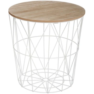 Atmosphera Stolik kawowy Kumi biay 40 cm 157056A