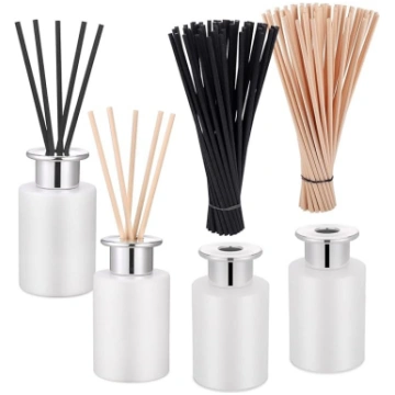 Hejo Pack of 4 100 ml baltas stikla istabas smaržu