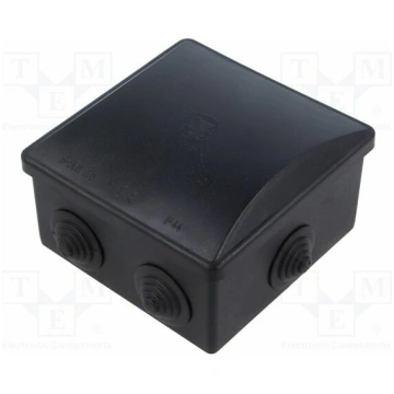 Enclosure: junction box; Ø: 80mm; Z: 40mm; wall mo