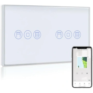 BSEED Double Smart Roller Shutter Switch, tālvadīb