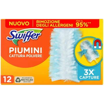 Swiffer Duster – Putekļu savācējs ar 12 lupatiņām,